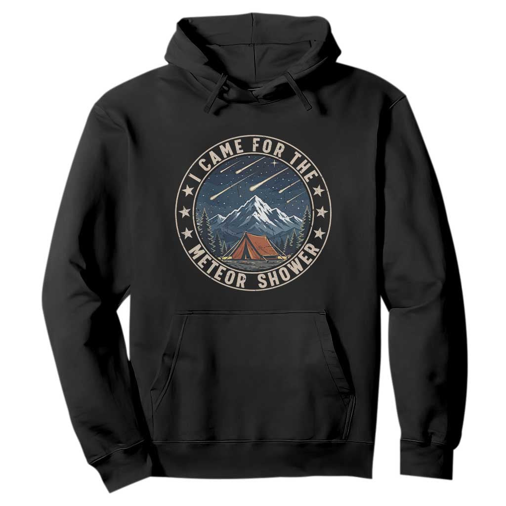 I Came For The Meteor Shower Hoodie Funny Astronomy Camping TS12 Black Print Your Wear