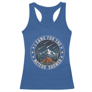 I Came For The Meteor Shower Racerback Tank Top Funny Astronomy Camping TS12 Royal Blue Print Your Wear