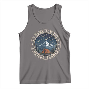 I Came For The Meteor Shower Tank Top Funny Astronomy Camping TS12 Deep Heather Print Your Wear