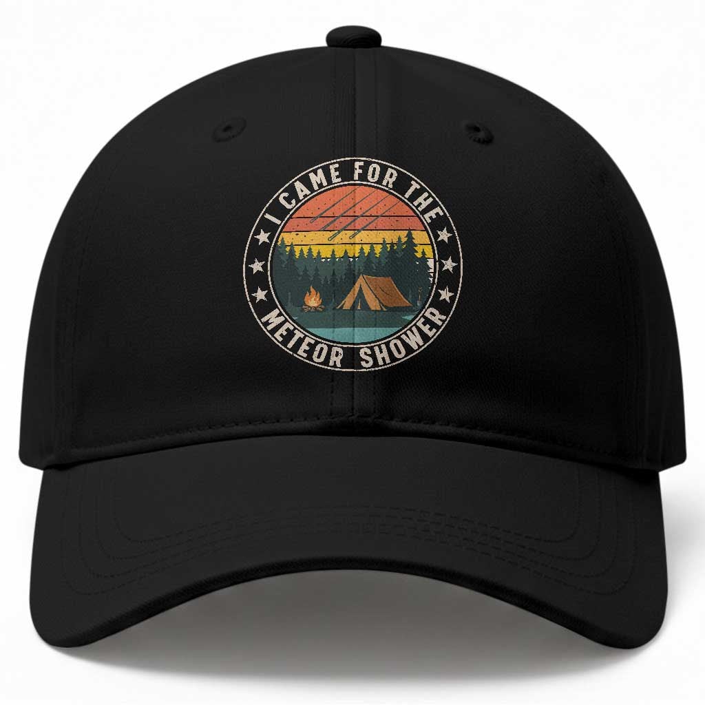 I Came For The Meteor Shower Baseball Cap Stargazer Camping Gift TS12 Print Your Wear