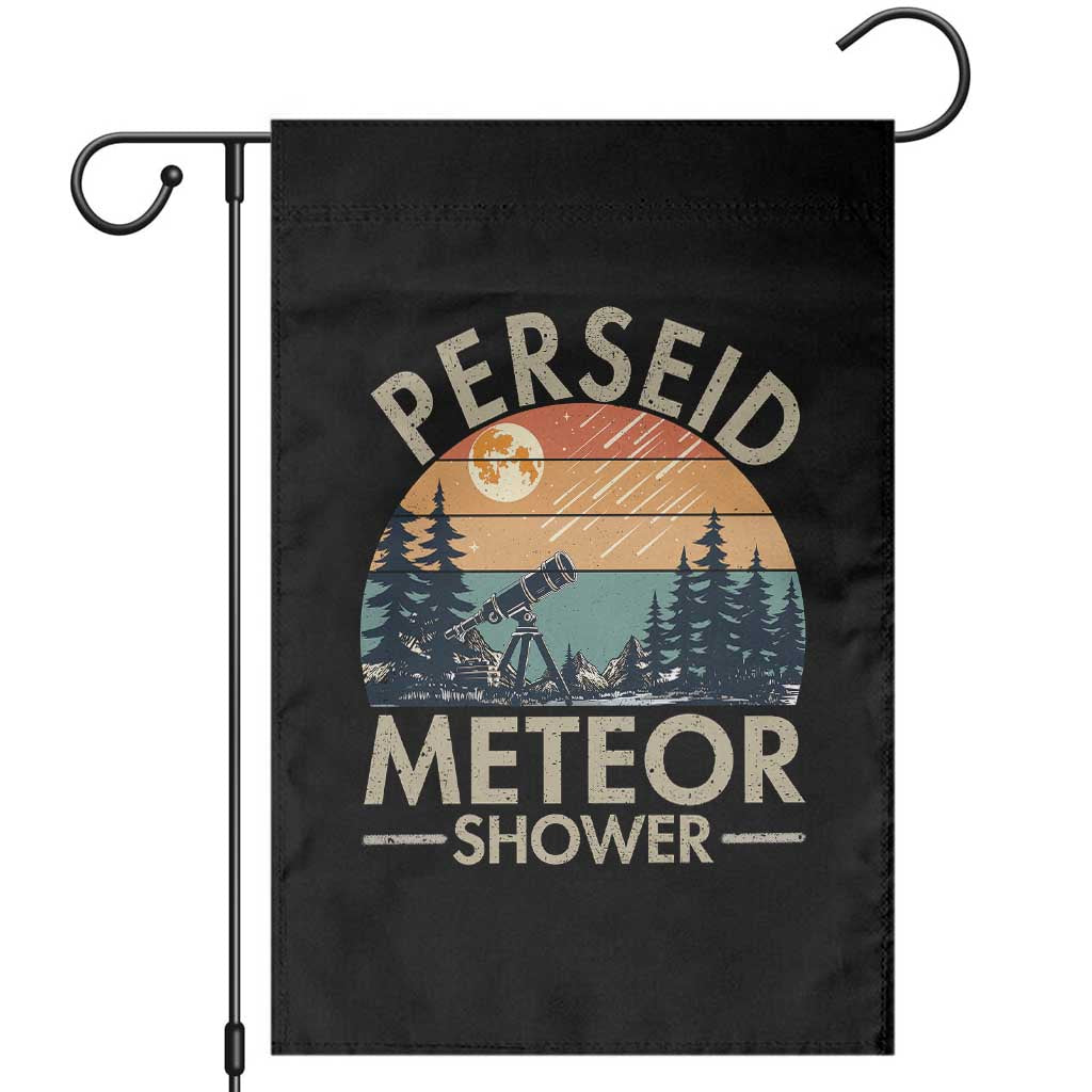 Perseid Meteor Shower Garden Flag Vintage Astronomy Lover TS12 Black Print Your Wear