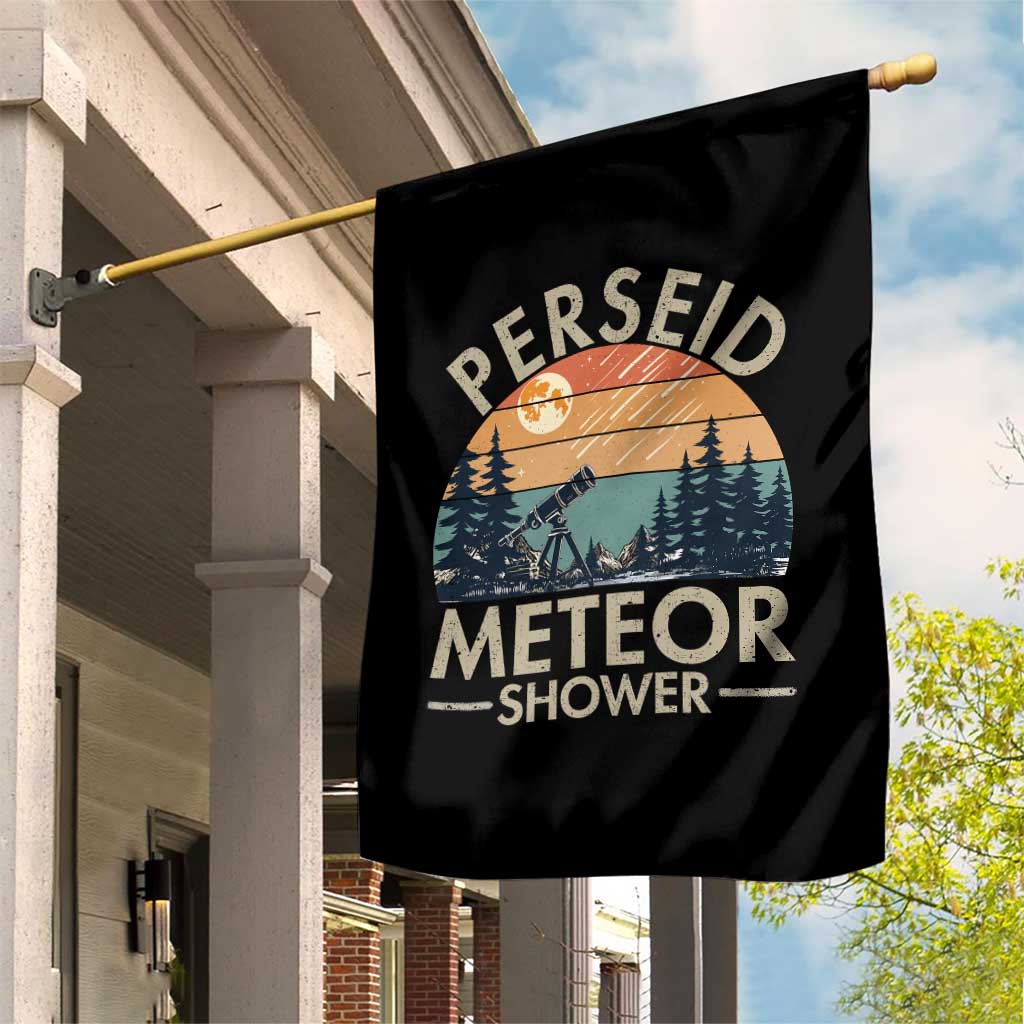 Perseid Meteor Shower Garden Flag Vintage Astronomy Lover TS12 Print Your Wear