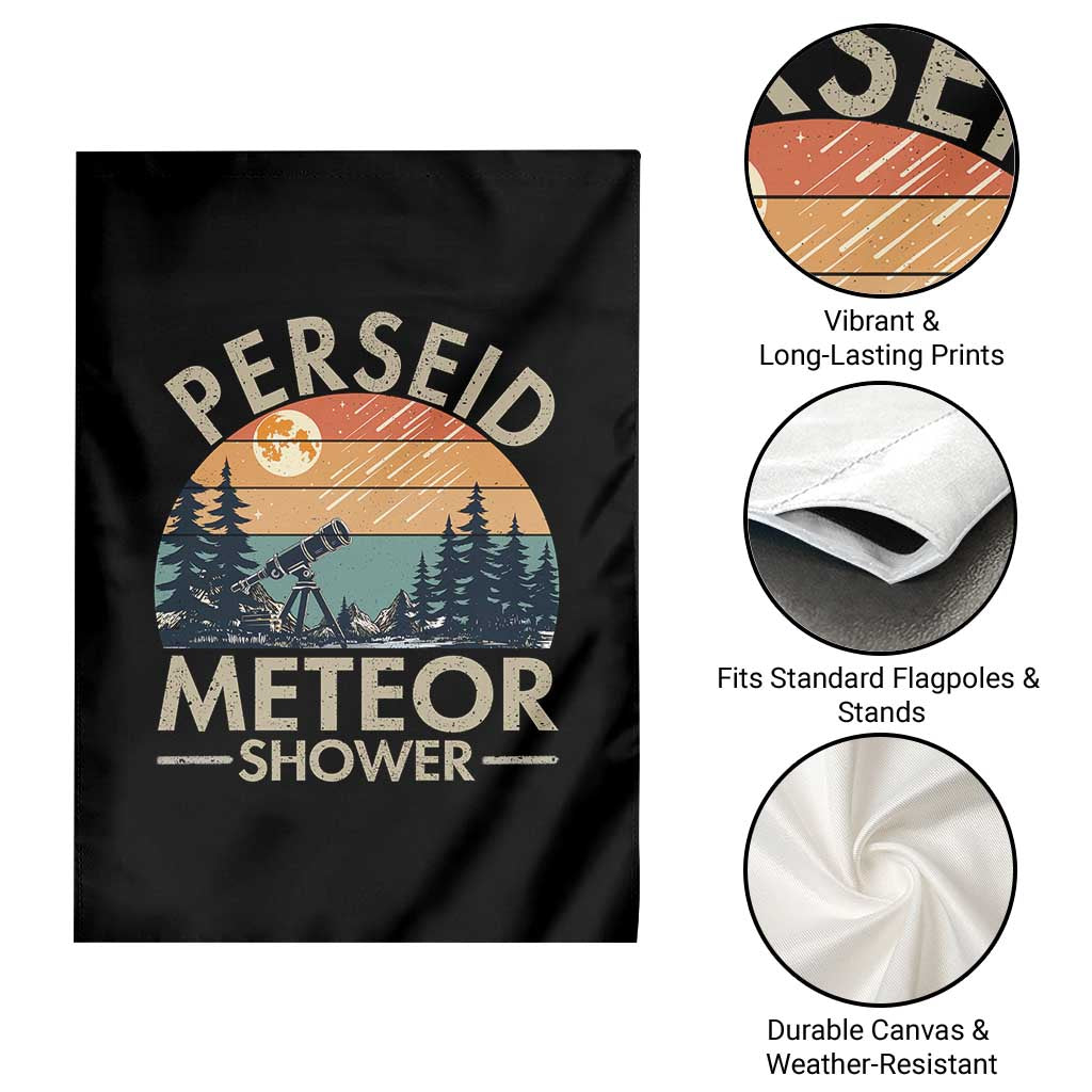 Perseid Meteor Shower Garden Flag Vintage Astronomy Lover TS12 Print Your Wear