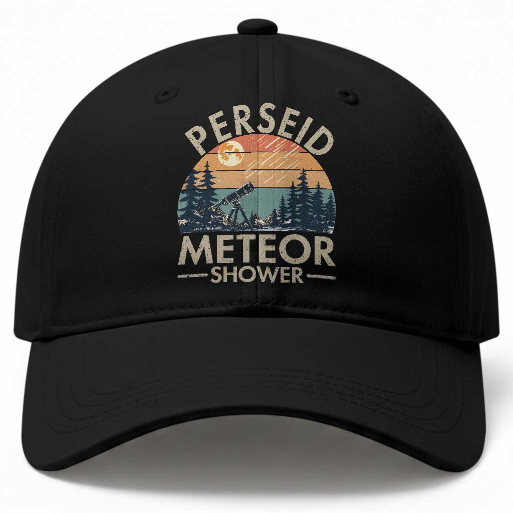 Perseid Meteor Shower Baseball Cap Vintage Astronomy Lover TS12 Print Your Wear