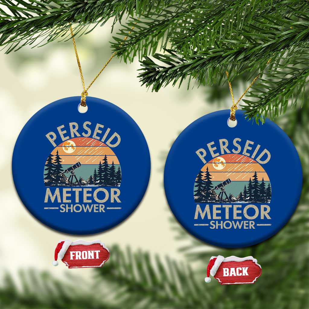 Perseid Meteor Shower Ceramic Ornament Vintage Astronomy Lover TS12 1pc Blue Print Your Wear