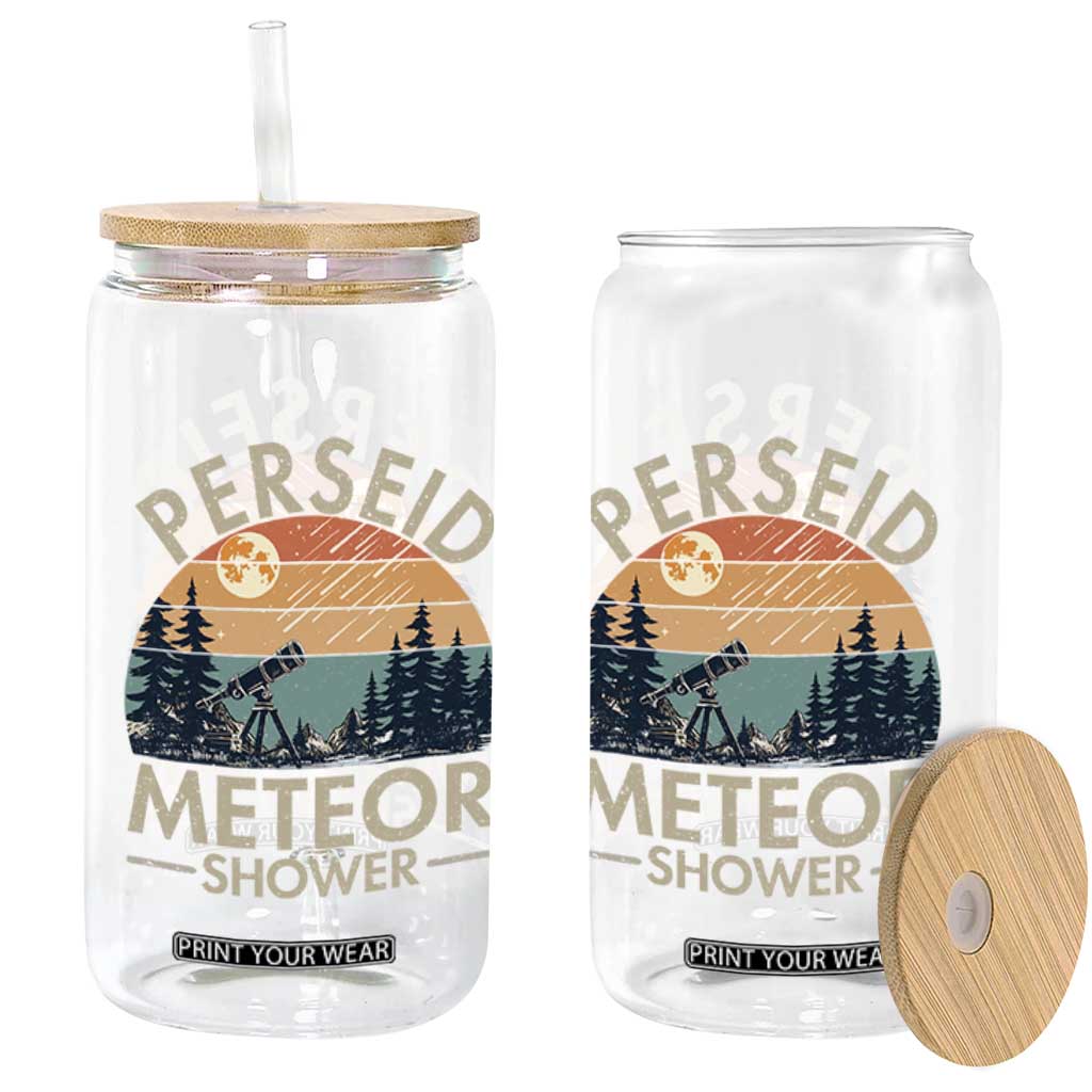 Perseid Meteor Shower Glass Can Vintage Astronomy Lover TS12 Print Your Wear