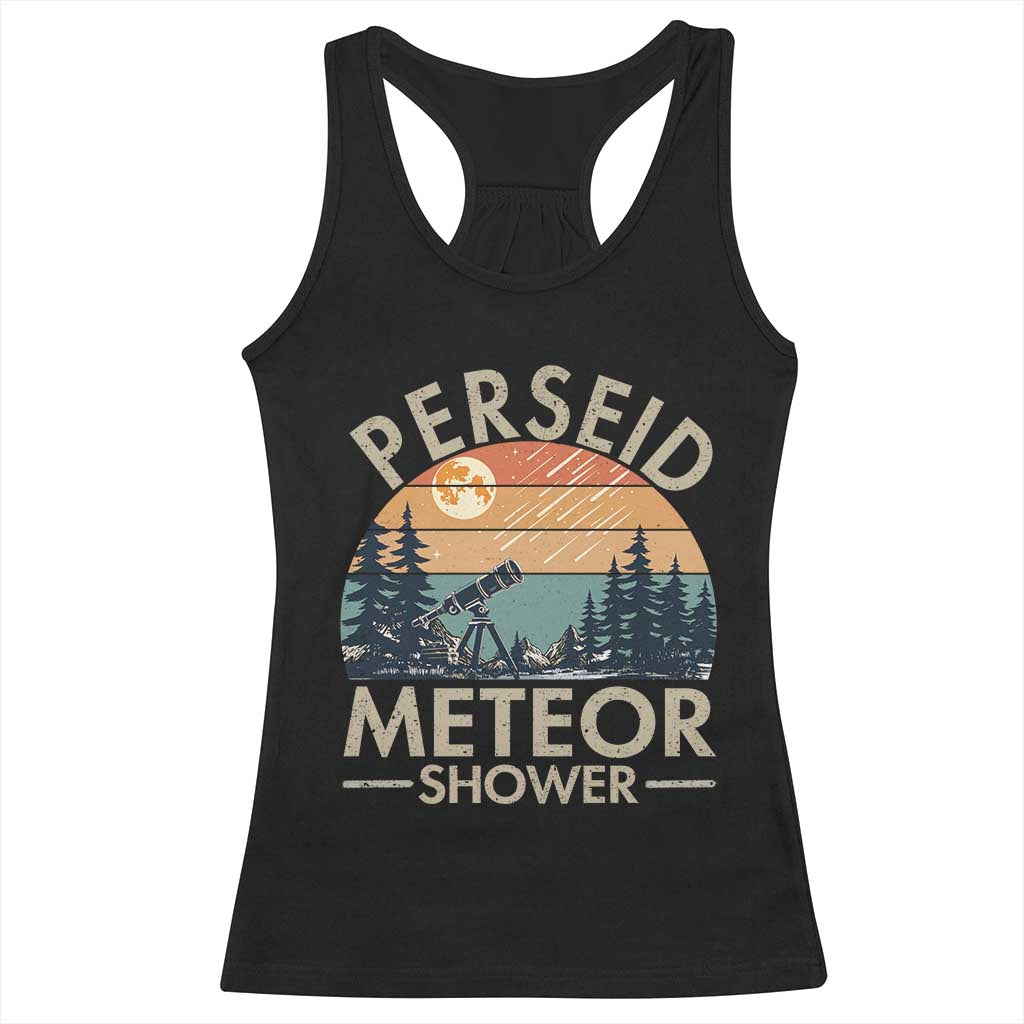Perseid Meteor Shower Racerback Tank Top Vintage Astronomy Lover TS12 Black Print Your Wear