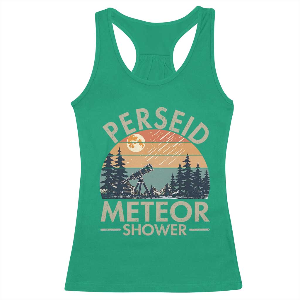 Perseid Meteor Shower Racerback Tank Top Vintage Astronomy Lover TS12 Irish Green Print Your Wear