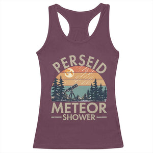 Perseid Meteor Shower Racerback Tank Top Vintage Astronomy Lover TS12 Maroon Print Your Wear