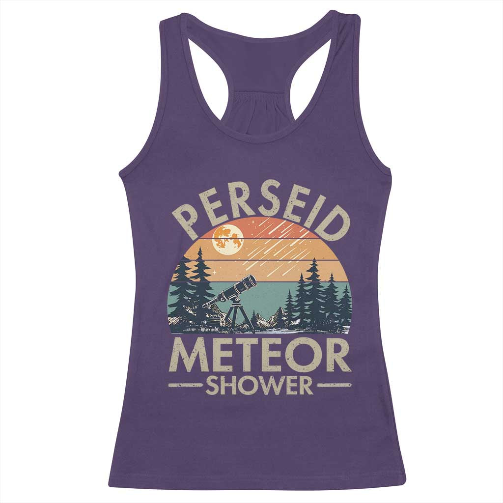 Perseid Meteor Shower Racerback Tank Top Vintage Astronomy Lover TS12 Purple Print Your Wear