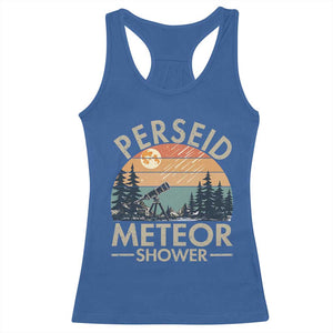 Perseid Meteor Shower Racerback Tank Top Vintage Astronomy Lover TS12 Royal Blue Print Your Wear