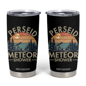 Perseid Meteor Shower Tumbler Cup Vintage Astronomy Lover TS12 Black Print Your Wear