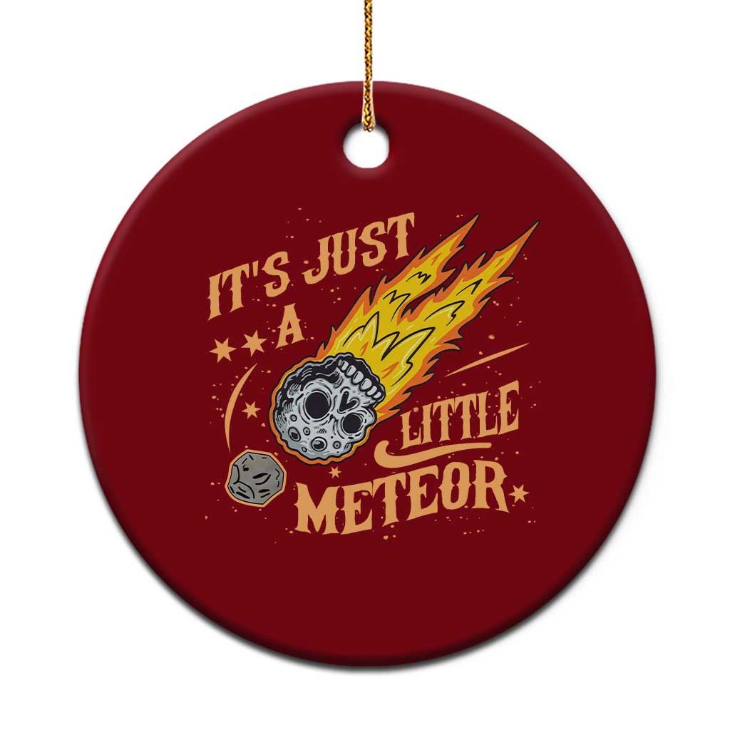 Funny Skull Meteorite Ceramic Ornament Just A Little Meteor TS12 1pc Red Print Your Wear
