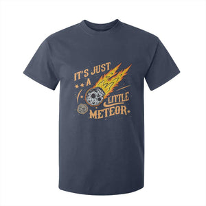 Funny Skull Meteorite T Shirt For Kid Just A Little Meteor TS12 Navy Print Your Wear