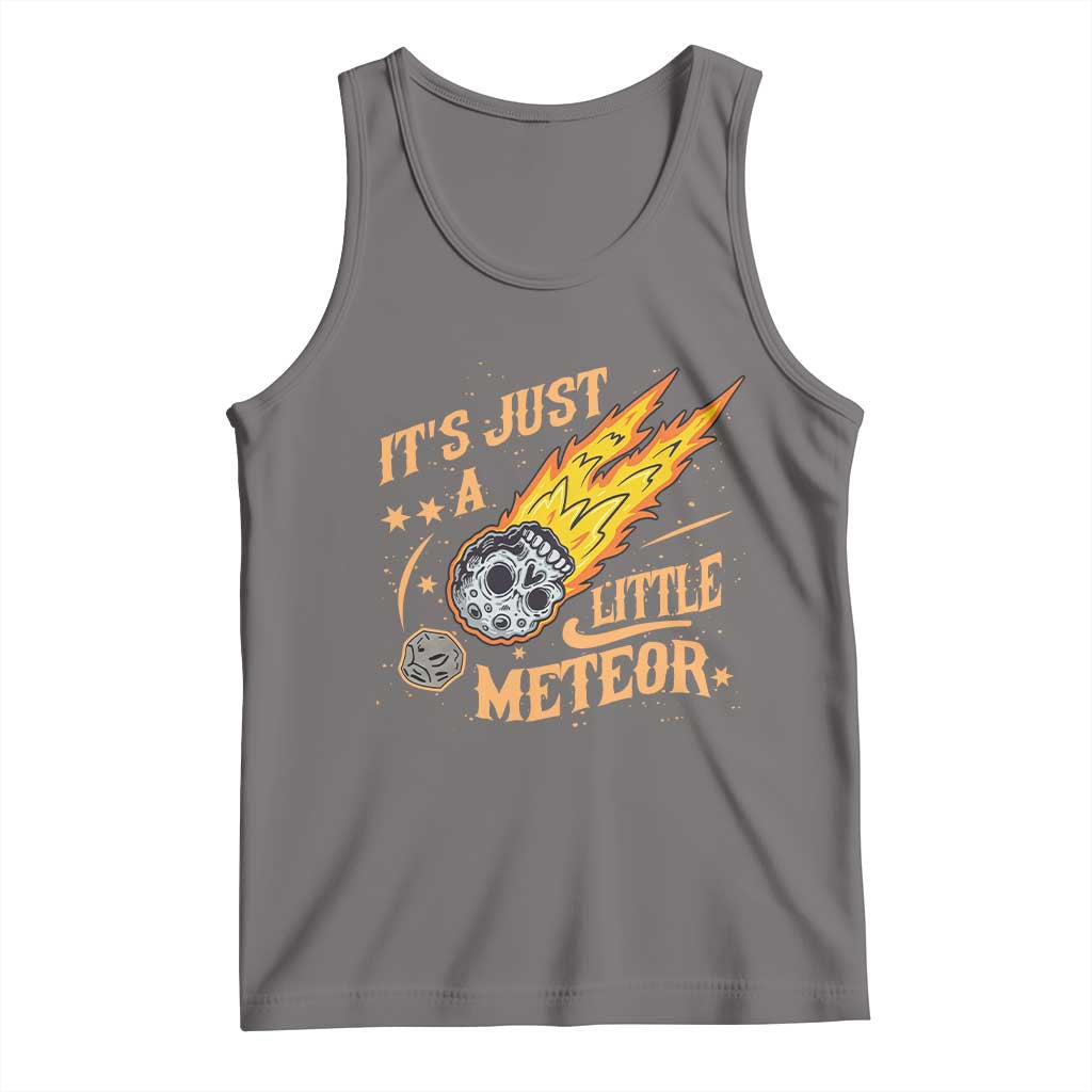 Funny Skull Meteorite Tank Top Just A Little Meteor TS12 Deep Heather Print Your Wear