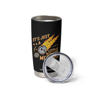 Funny Skull Meteorite Tumbler Cup Just A Little Meteor TS12 Print Your Wear