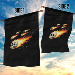 Skull Meteorite Garden Flag Deep Space Asteroid Meteor Shower TS12 Print Your Wear