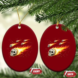 Skull Meteorite Ceramic Ornament Deep Space Asteroid Meteor Shower TS12 Print Your Wear