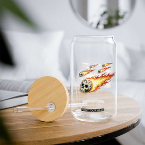 Skull Meteorite Glass Can Deep Space Asteroid Meteor Shower TS12 Print Your Wear