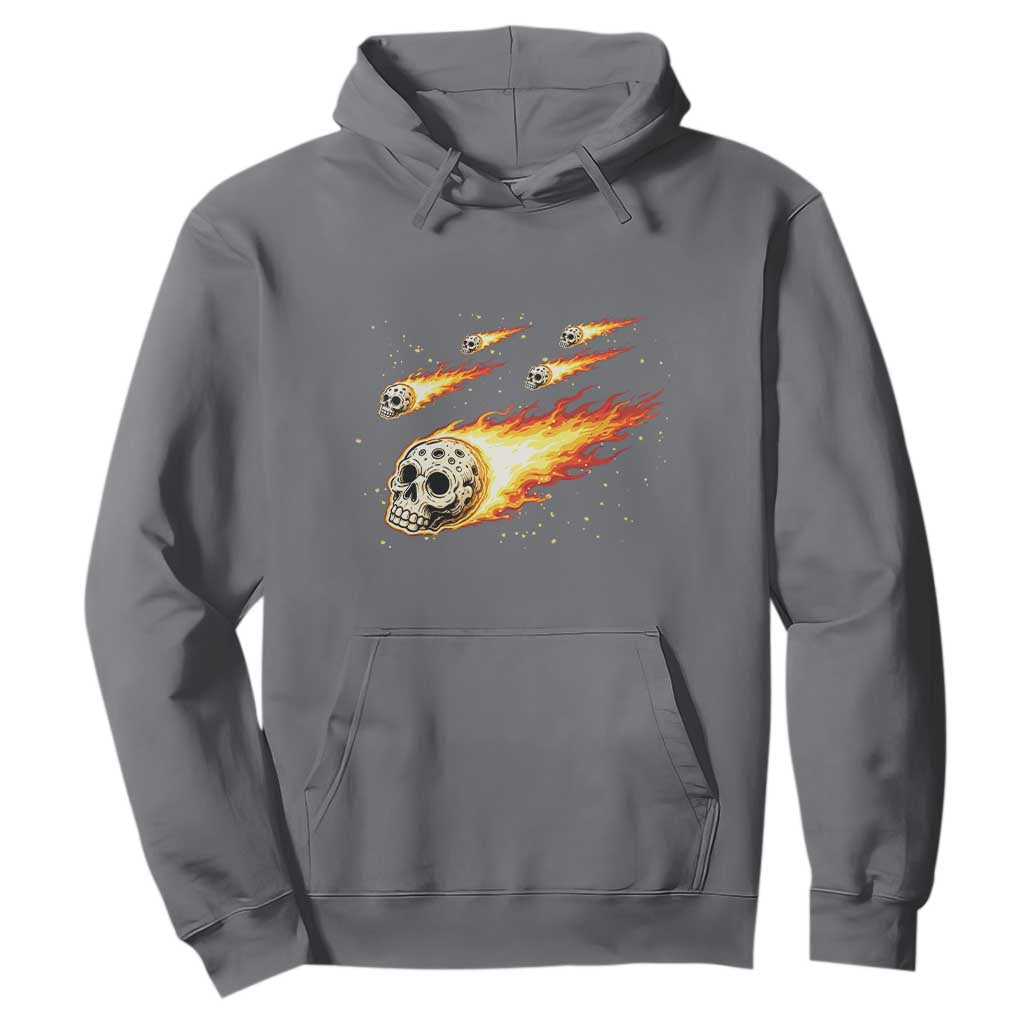 Skull Meteorite Hoodie Deep Space Asteroid Meteor Shower TS12 Charcoal Print Your Wear