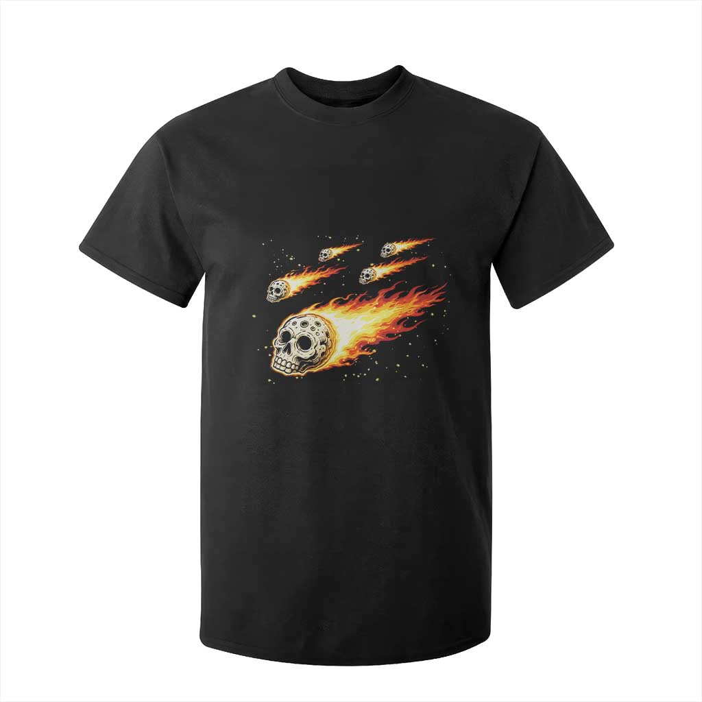 Skull Meteorite T Shirt For Kid Deep Space Asteroid Meteor Shower TS12 Black Print Your Wear