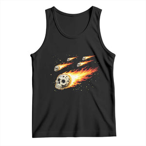 Skull Meteorite Tank Top Deep Space Asteroid Meteor Shower TS12 Black Print Your Wear
