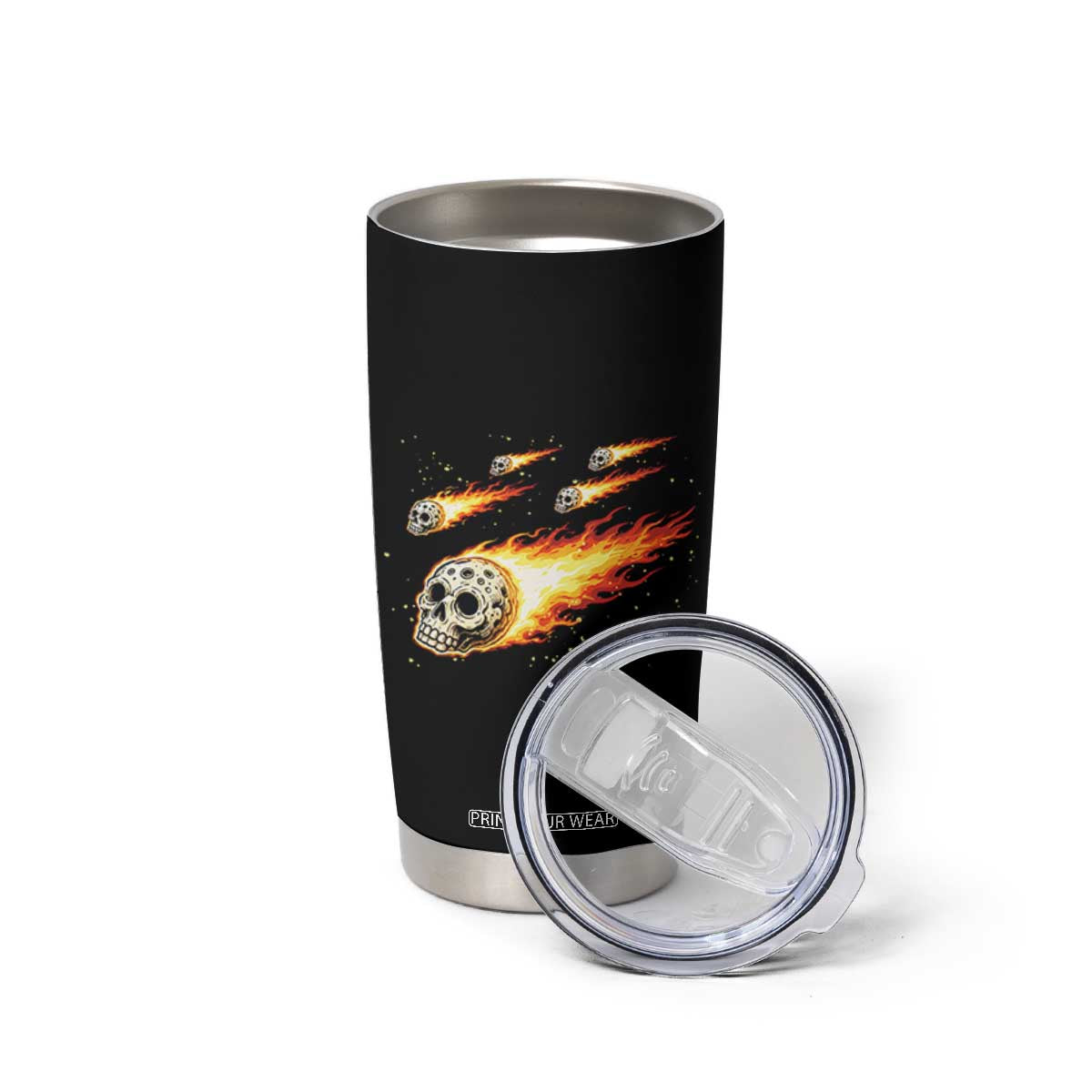 Skull Meteorite Tumbler Cup Deep Space Asteroid Meteor Shower TS12 Print Your Wear