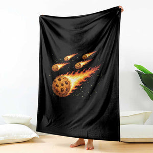 Cookie Meteor Shower Throw Blanket Funny Space Dessert TS12 Print Your Wear