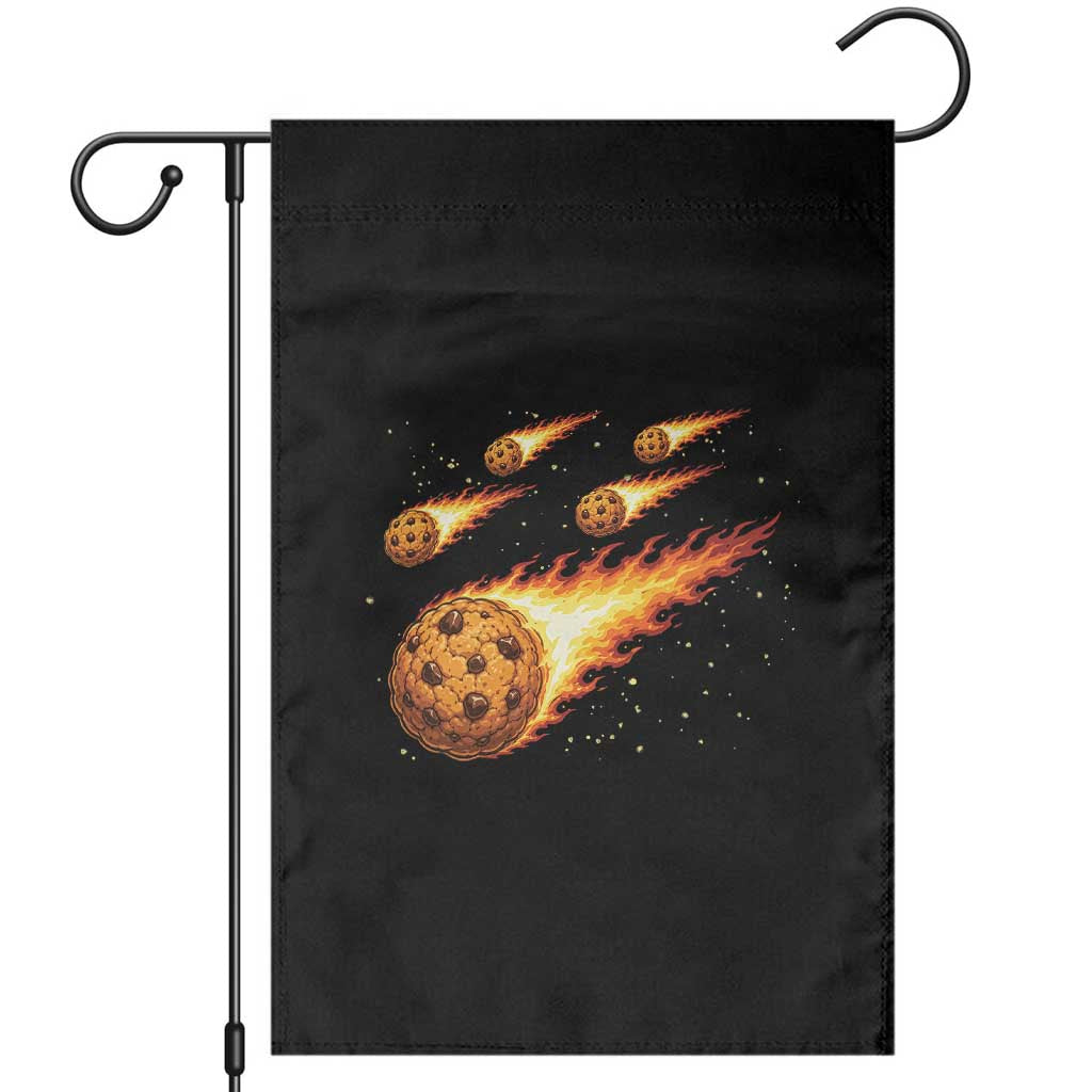 Cookie Meteor Shower Garden Flag Funny Space Dessert TS12 Black Print Your Wear