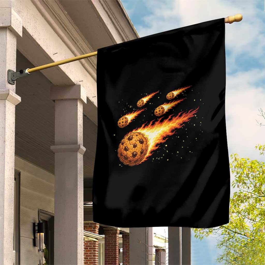 Cookie Meteor Shower Garden Flag Funny Space Dessert TS12 Print Your Wear