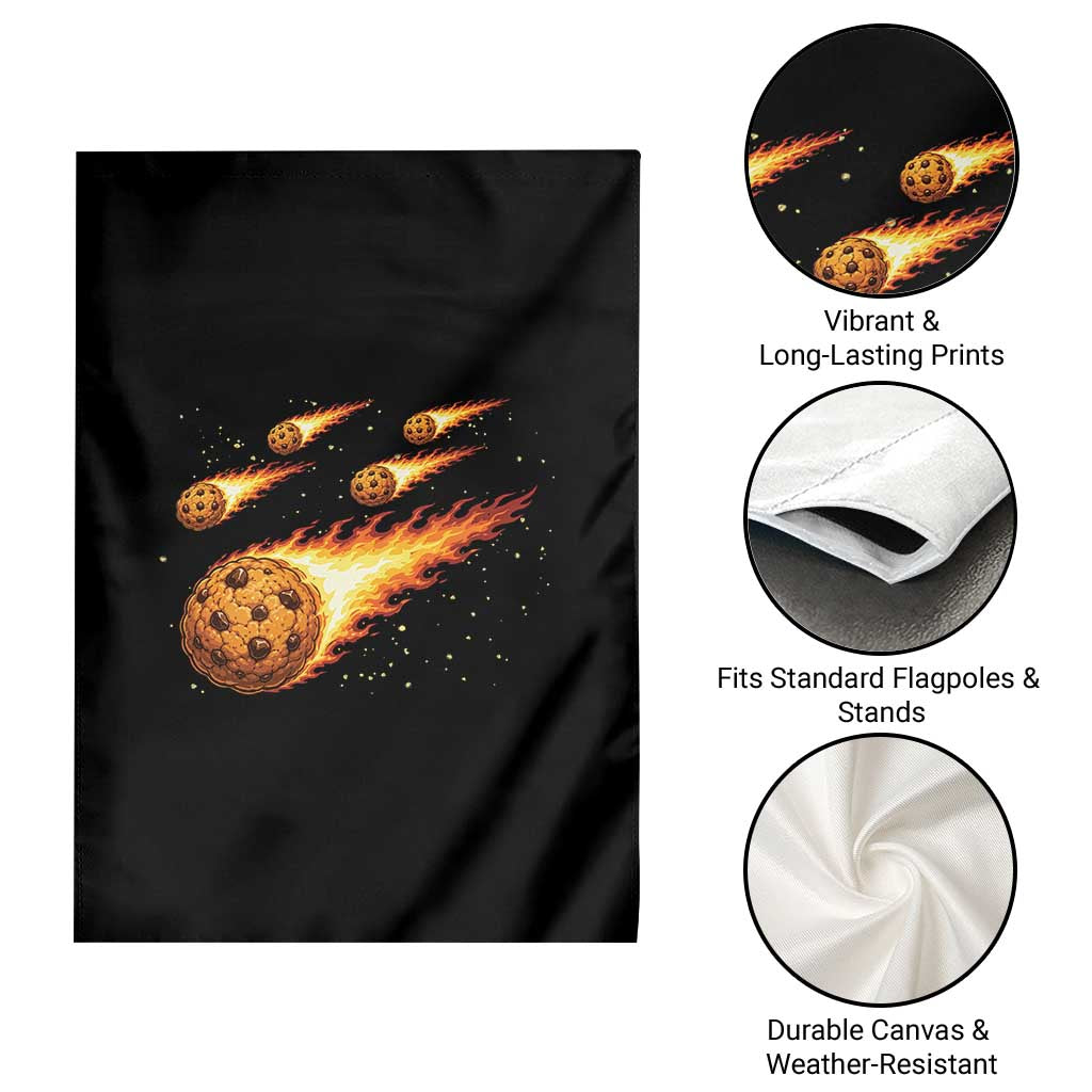 Cookie Meteor Shower Garden Flag Funny Space Dessert TS12 Print Your Wear