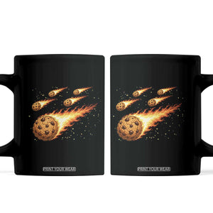 Cookie Meteor Shower Coffee Mug Funny Space Dessert TS12 Black Print Your Wear