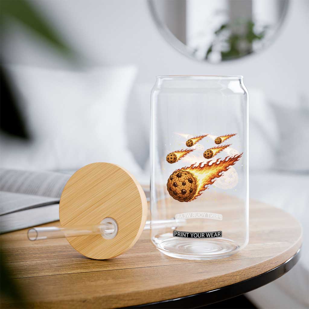 Cookie Meteor Shower Glass Can Funny Space Dessert TS12 Print Your Wear