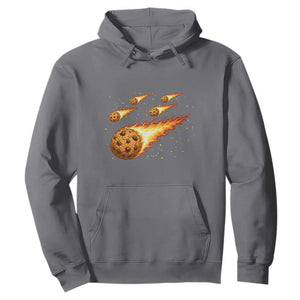 Cookie Meteor Shower Hoodie Funny Space Dessert TS12 Charcoal Print Your Wear