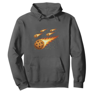 Cookie Meteor Shower Hoodie Funny Space Dessert TS12 Dark Heather Print Your Wear