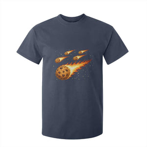 Cookie Meteor Shower T Shirt For Kid Funny Space Dessert TS12 Navy Print Your Wear