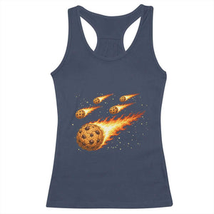 Cookie Meteor Shower Racerback Tank Top Funny Space Dessert TS12 Navy Print Your Wear