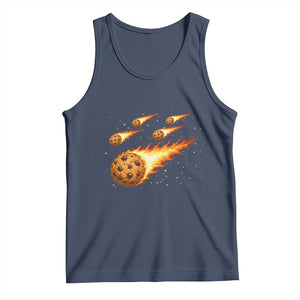 Cookie Meteor Shower Tank Top Funny Space Dessert TS12 Navy Print Your Wear