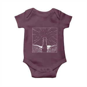 Meteor Shower Science Gift Baby Onesie Dog Watching Stars TS12 Maroon Print Your Wear