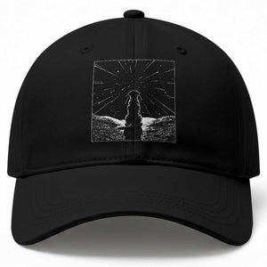 Meteor Shower Science Gift Baseball Cap Dog Watching Stars TS12 Print Your Wear