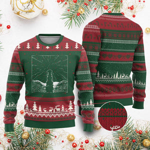 Meteor Shower Science Gift Ugly Christmas Sweater Dog Watching Stars TS12 Red Green Print Your Wear