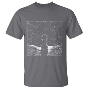Meteor Shower Science Gift T Shirt Dog Watching Stars TS12 Charcoal Print Your Wear