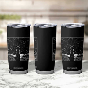 Meteor Shower Science Gift Tumbler Cup Dog Watching Stars TS12 Print Your Wear
