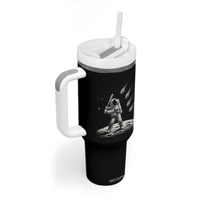 Funny Astronaut Smashing Meteors In Space Tumbler With Handle Astronomy Lover Gift TS12 Print Your Wear