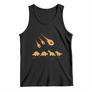 Funny Dino Chicken Nuggets Meteor Shower Tank Top Food Lover TS12 Black Print Your Wear