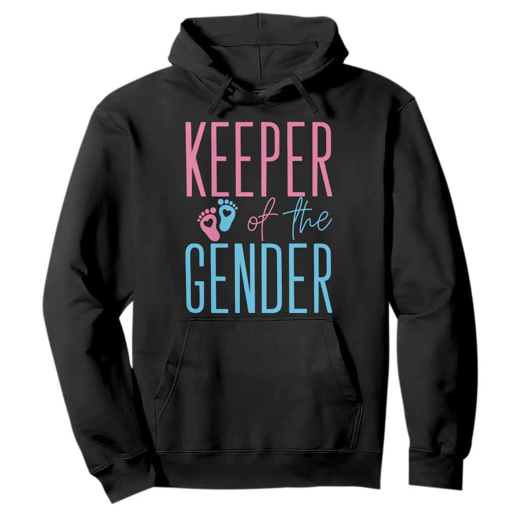 Funny Gender Reveal Party Hoodie Keeper Of The Gender TS12 Black Print Your Wear