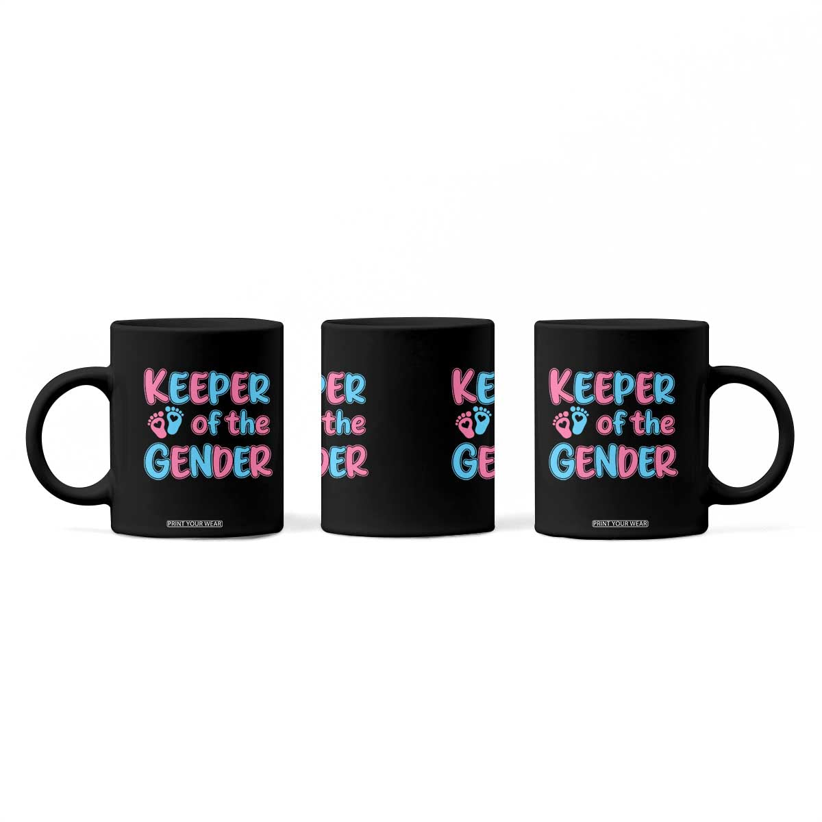 Funny Pregnancy Announcement Coffee Mug Keeper Of The Gender TS12 Print Your Wear