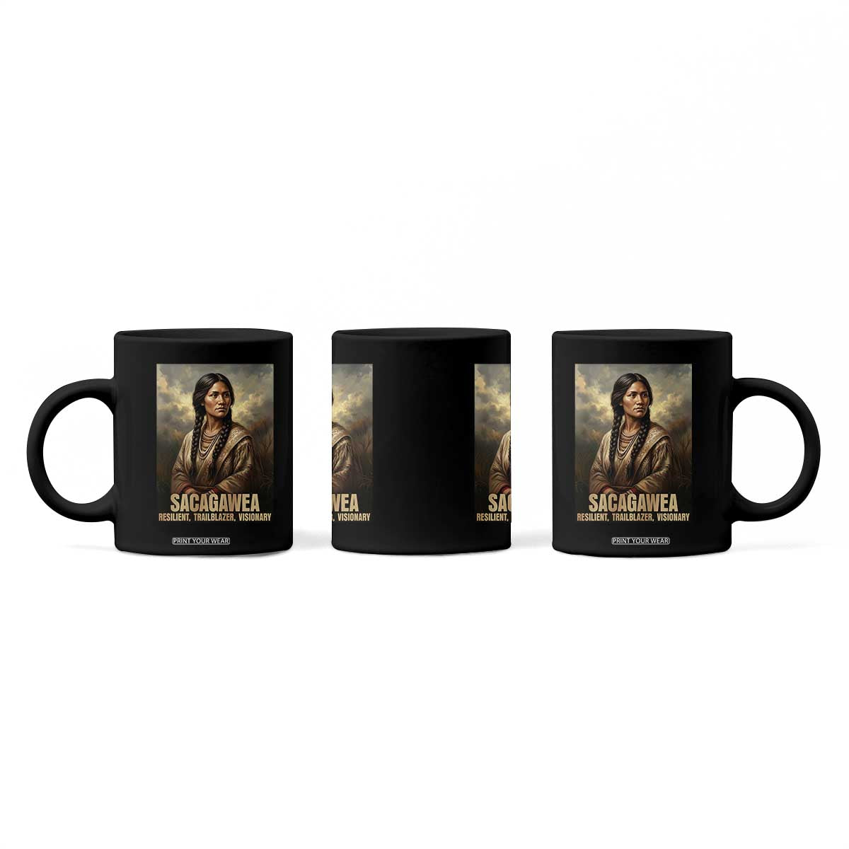 Sacagawea Native American Woman Coffee Mug Resilient Trailblazer Visionary TS12 Print Your Wear