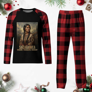 Sacagawea Native American Woman Plaid Pajama Set Resilient Trailblazer Visionary TS12 Buffalo Plaid Print Your Wear