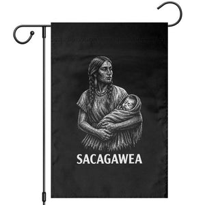 Sacagawea Garden Flag Native American Womens History Month Graphic TS12 Black Print Your Wear
